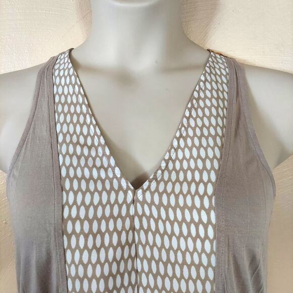 Anthropologie Porridge Women's Mixed Media Boho Sleeveless Blouse - Picture 3 of 7